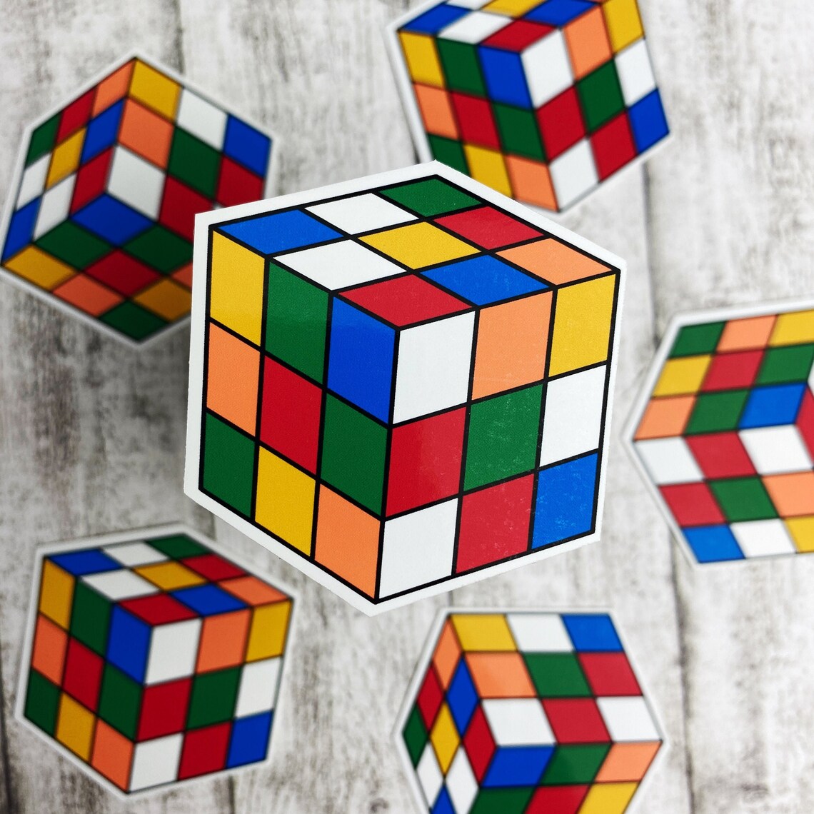 Sticker Stickers Rubik's Cube Colorful Rubik | Etsy