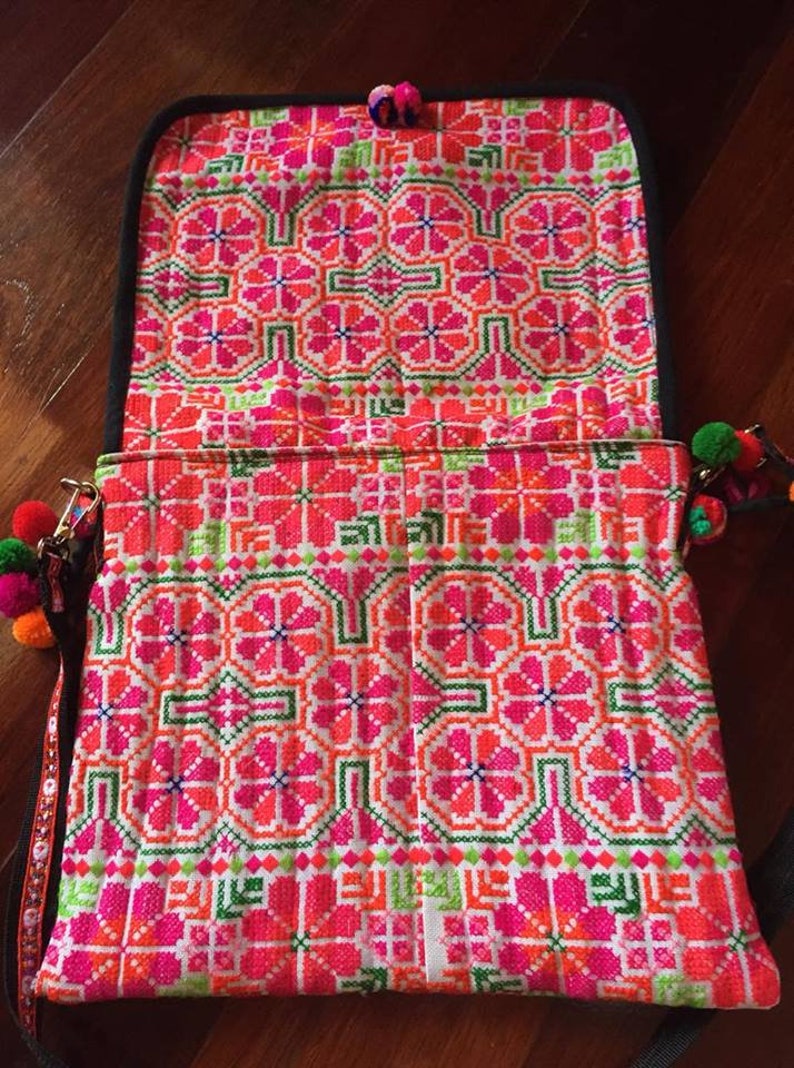 NEW Shoulder Bag Vintage Hill Tribe Textile Hmong Textile Etsy