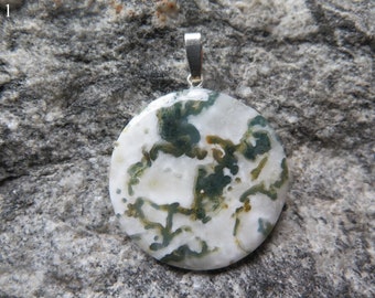 Tree Agate Pendant with 925 Silver -different pendants-
