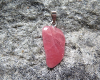 Energetic Rhodochrosite 'Ortiz' Pendant with Silver 925 different variations