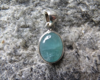 Magico ciondolo in grandidierite con occhiello e montatura in argento 925 - diversi modelli.