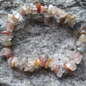 Magic colored Rutilated Quarz Bracelet