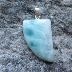 Energetic Larimar Pendant with 925 Silver -different pendants-