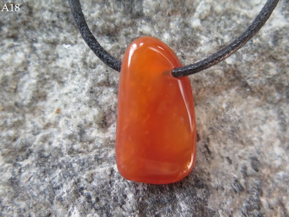 Collana Lunga Di Elementi A Goccia In Corniola Striata - Collane Corniola - Gioielli Corniola - Foto 7