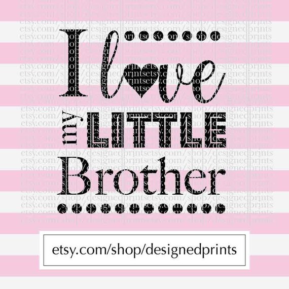 Svg Cut Files Svg Dxf Eps Png Jpg I Love My Little Etsy