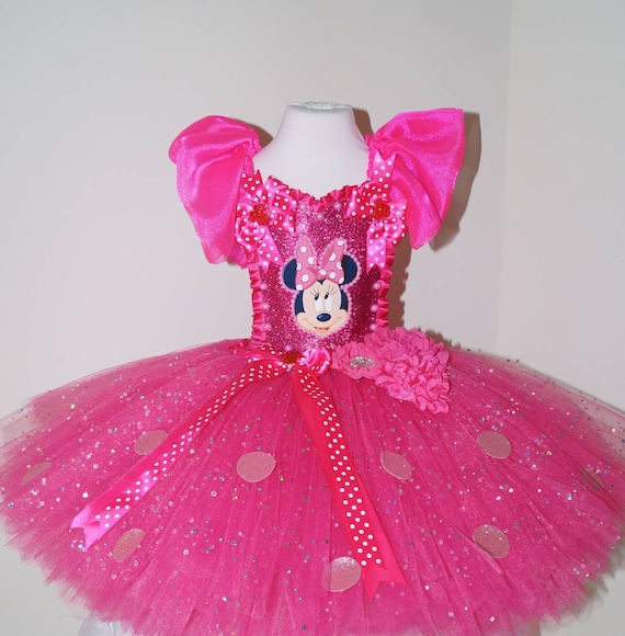 girls bright pink dress