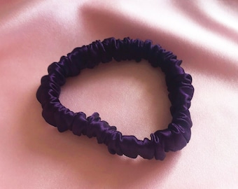 Amethyst Real Silk Hair Elastic