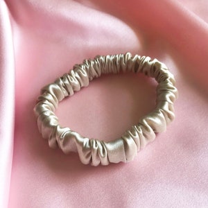 Champagne Silk Hair Elastic image 1