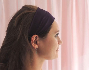 Amethyst Purple Silk Headband