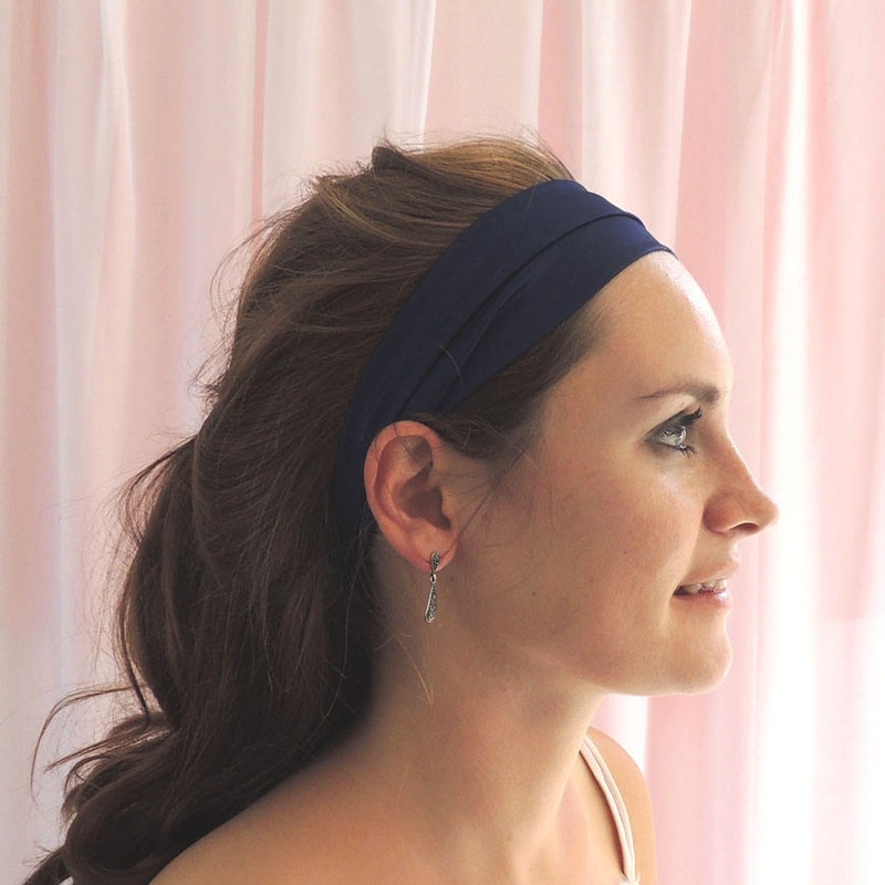 KNIT SILK HEADBAND HAUTE PROVINCIAL