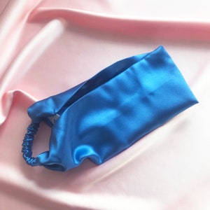 Cornflower Blue Silk Headband