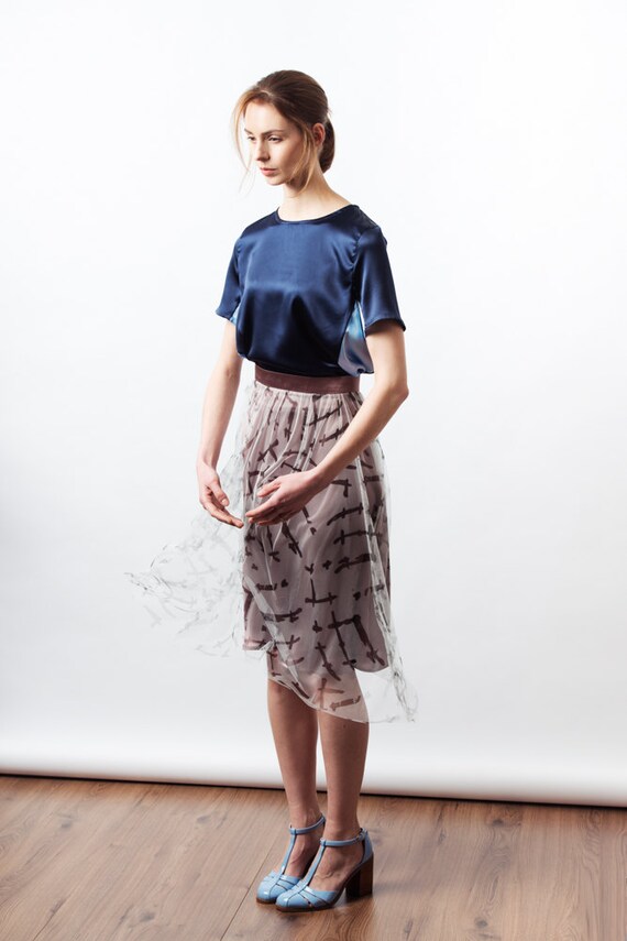 silk tee shirts