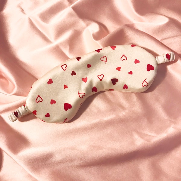 Heart Sleep Mask Etsy
