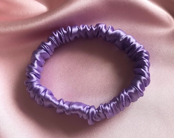 Lilac Silk Hair Elastic