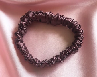 Dusk Purple Silk Hair Elastic