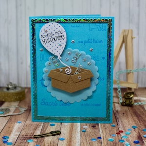 carte félicitations naissance carte faite mains faire-part de naissance