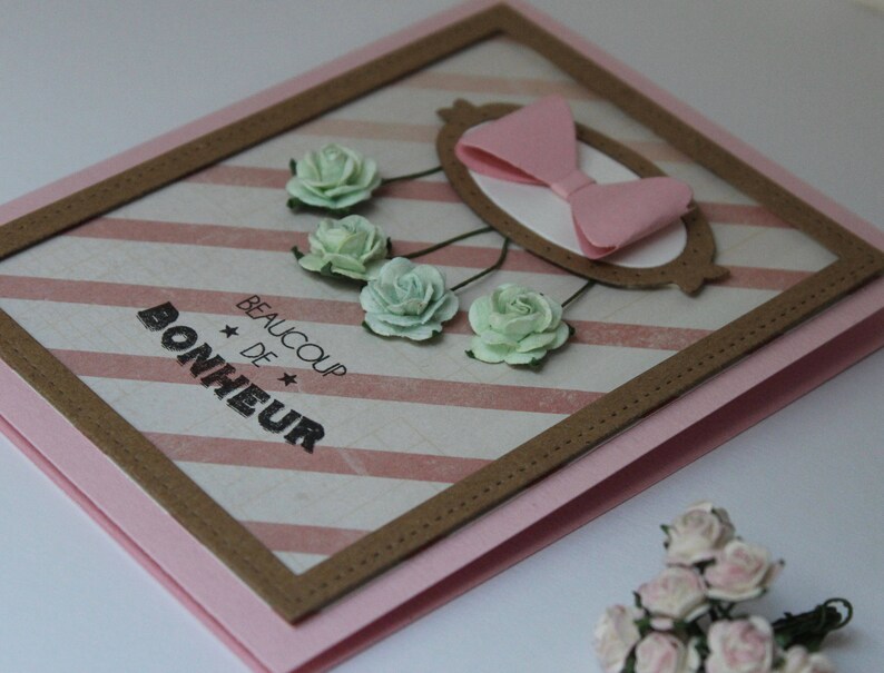 Carte félicitations mariage carte fait mains faire-part de mariage