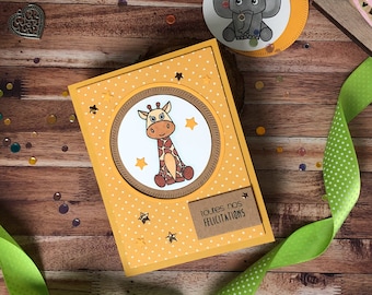 carte félicitations naissance carte scrapbooking carte fait mains