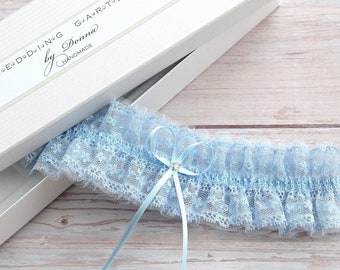 blue lace garter, something blue for bride, something blue garter, blue wedding garter, blue garter, blue bridal garter, light blue garter