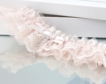 blush rose garter, blush pink wedding garter, wedding garters, wedding garter, garters for bride, garter for wedding, garters for wedding