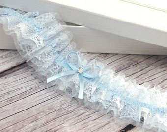 something blue for bride, something blue garter, blue wedding garter, blue garter, garter for wedding, light blue garter, garter for bride