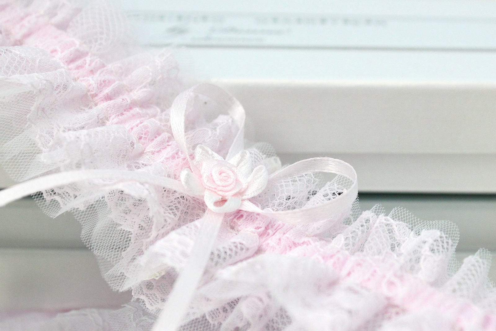 Light pink garter light pink wedding garter pale pink | Etsy