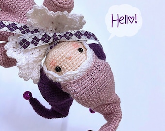 English: Crochet Doll Pattern-TriAngel
