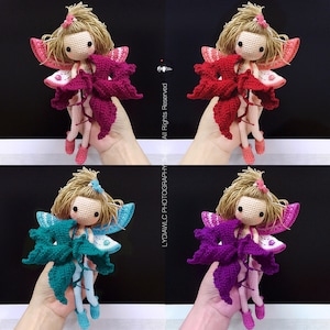 English: Crochet Doll Pattern-Fairy Iris 花仙子 艾丽 image 4