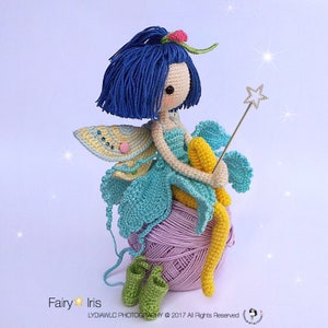 English: Crochet Doll Pattern-Fairy Iris 花仙子 艾丽 image 5