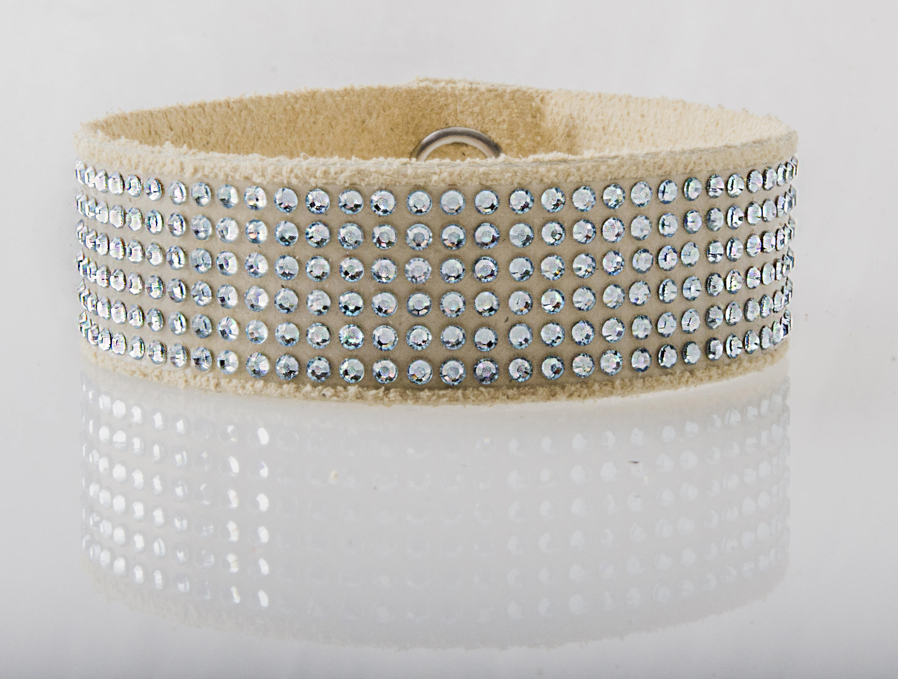 Swarovski Leather Bracelet/ Women's Leather Bracelet/ Soft Etsy