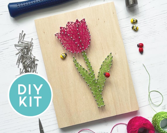 youfu DIY String Art Craft Kit for Adults,Teens,Beginner,Kids.Include All Necessary Accessories and Frame,Adults Crafts Kit,Home Wall Decorations