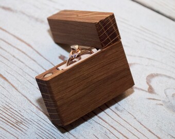 oak ring box