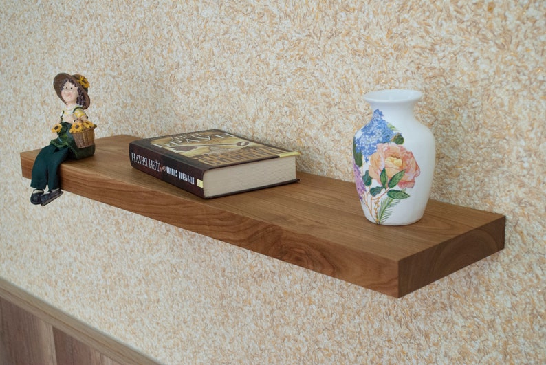Solid Cherry Floating Shelves Cherry Floating Shelves For Etsy