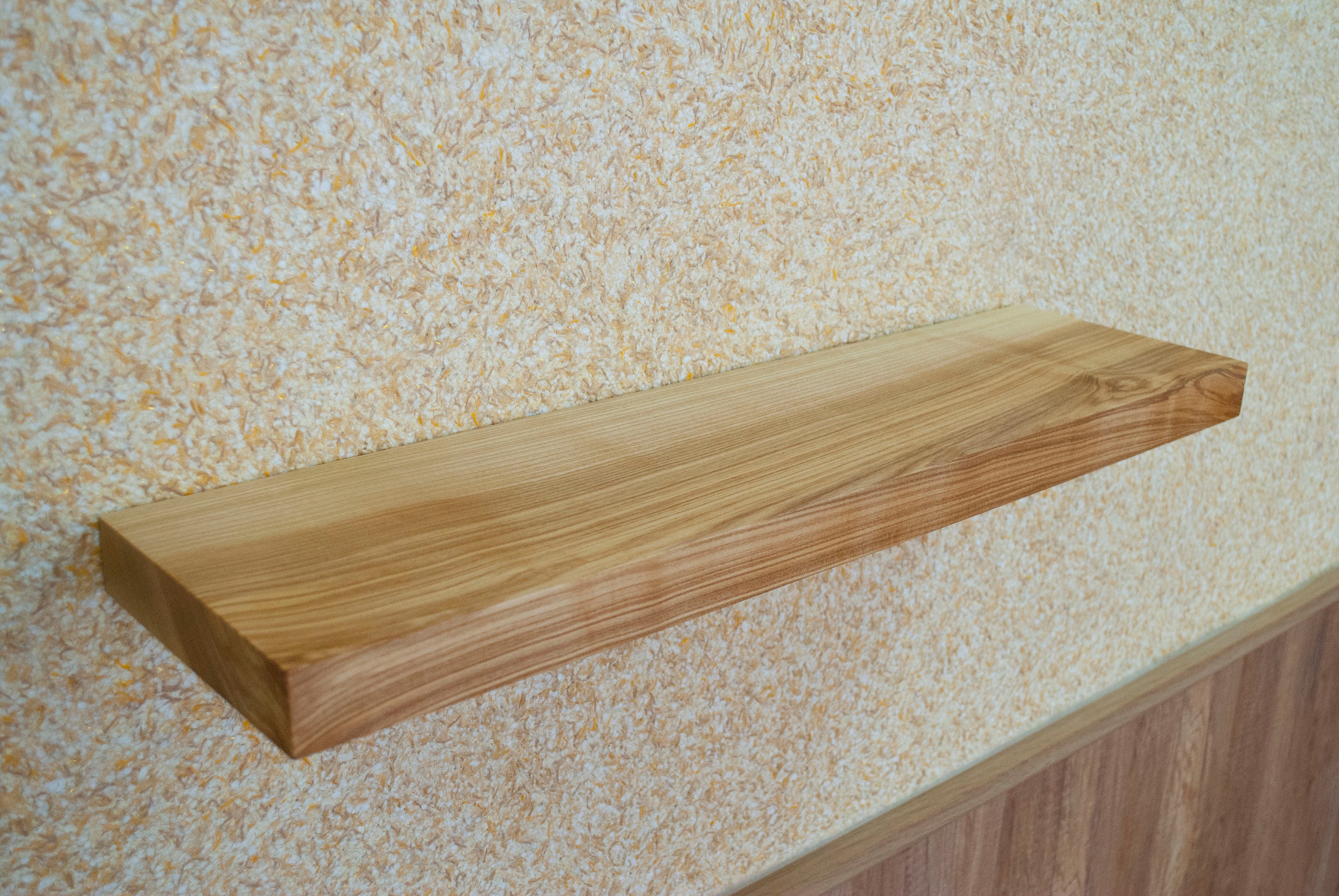 Solid Ash Floating Shelves Ash Floating Shelves For Home Ash Etsy