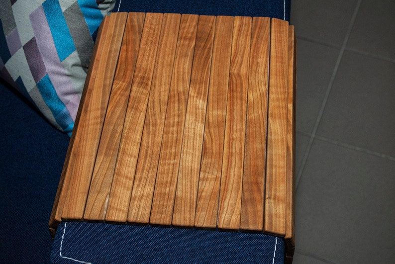 Cherry Sofa Tray Table Wooden Coffee Table Wooden TV Tray Etsy