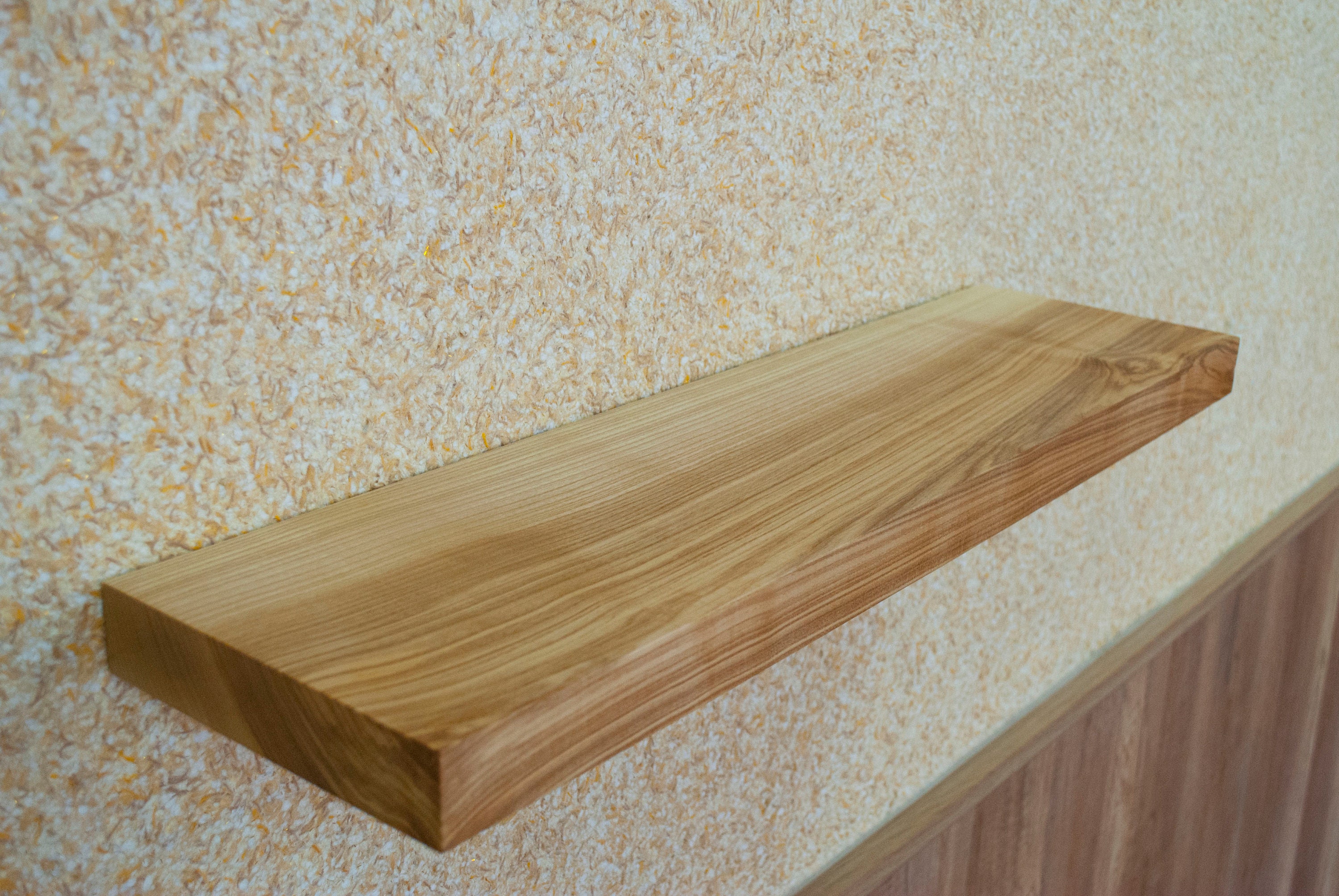 Solid Ash Floating Shelves Ash Floating Shelves for Home Ash Etsy