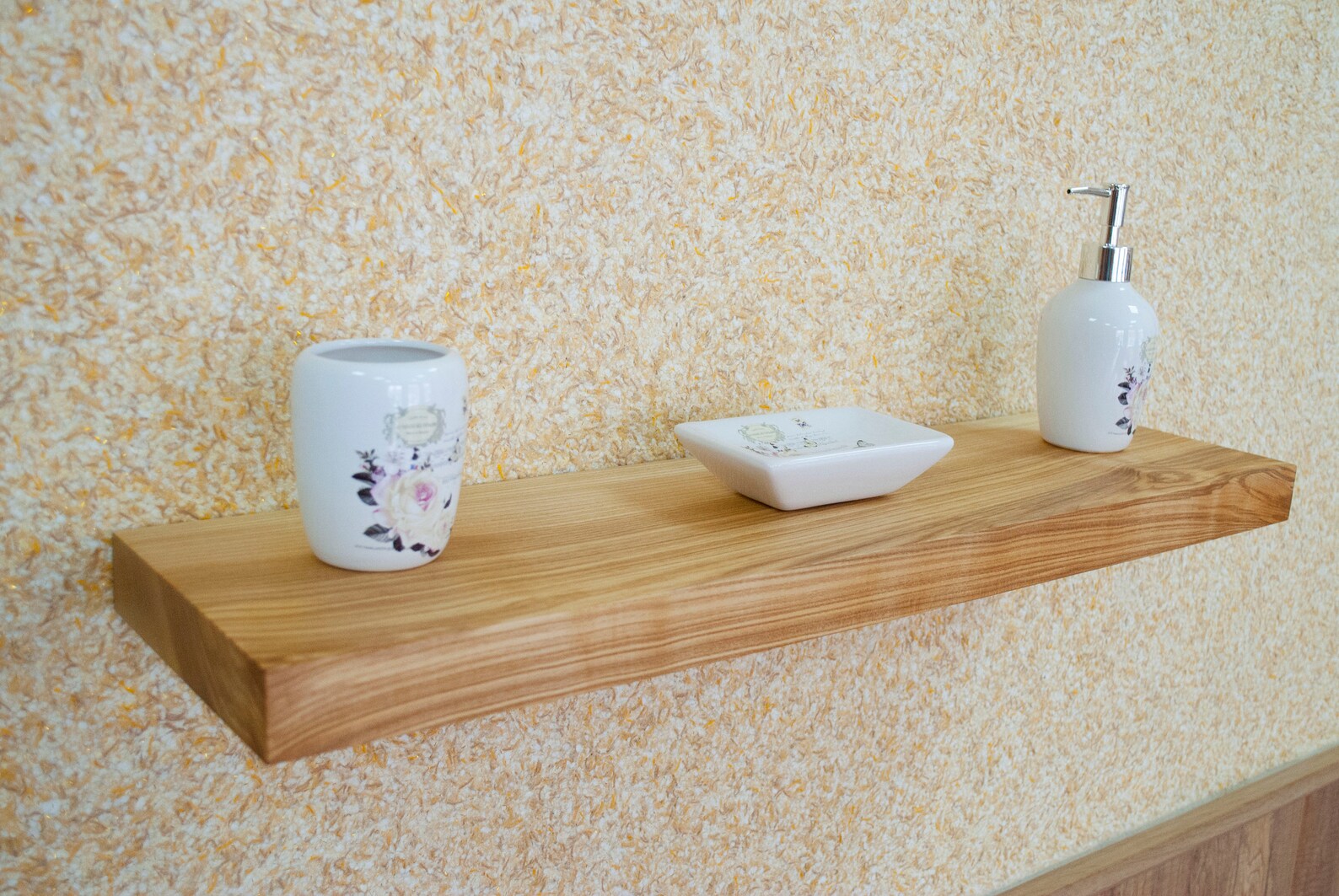 Solid Ash Floating Shelves Ash Floating Shelves For Home Ash Etsy