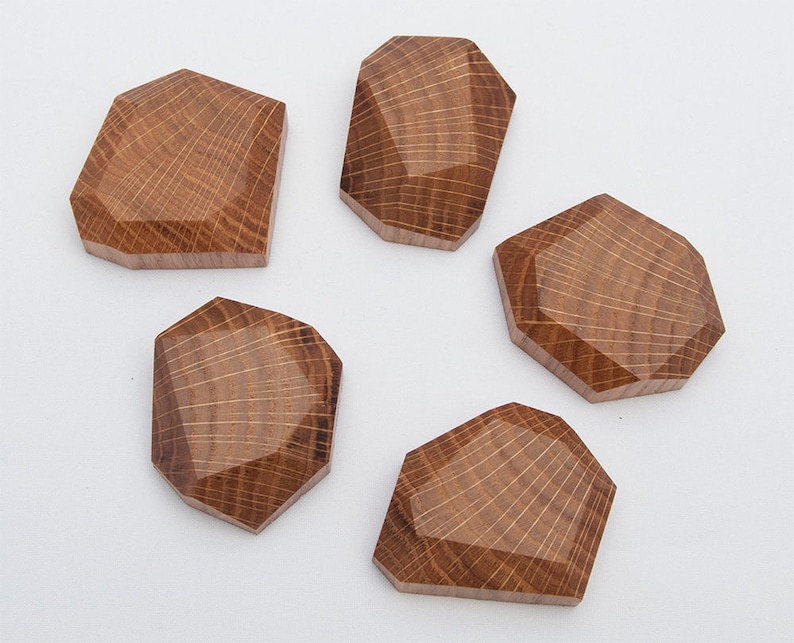 Oak Wood Magnets for the refrigerator Wooden Magnets Oak Wood Magnets for metal surfaces Magnets Hostess Gift