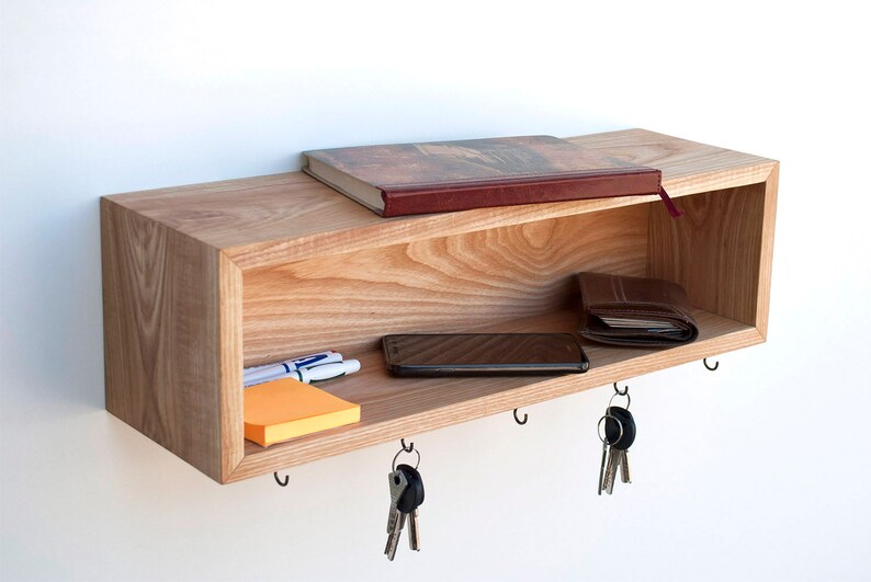 Entryway Organizer Floating Shelf Entryway Shelf Shelf With Etsy
