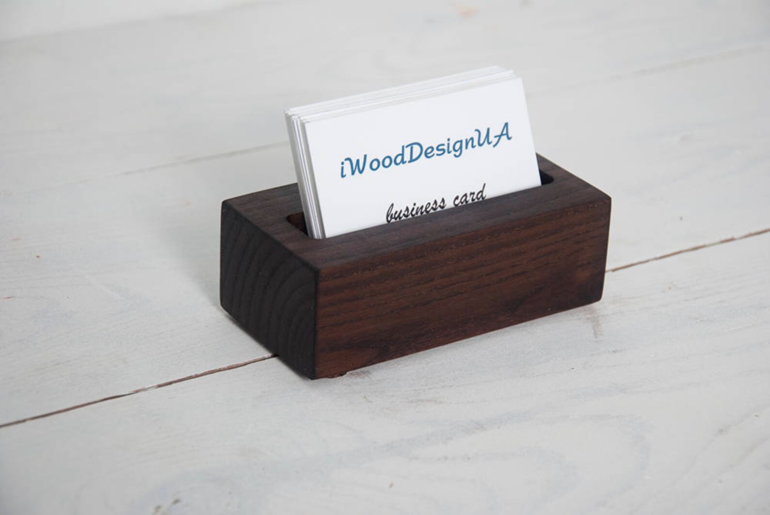 Ash Wood Ton Antique Business Card Stand Business Card Stand Etsy