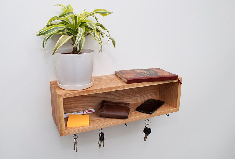 Entryway Organizer Floating Shelf Entryway Shelf Shelf With Etsy