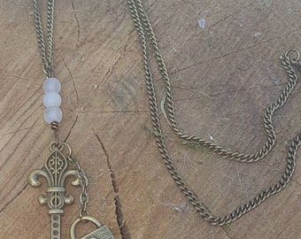 Key and locket pendant
