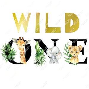 Safari Animal PNG File, Jungle Animals, Wild Animals Safari clipart, Jungle clipart, Wild One clipart Safari graphic, Wild One Safari design