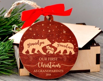Grandparent ornament | Etsy