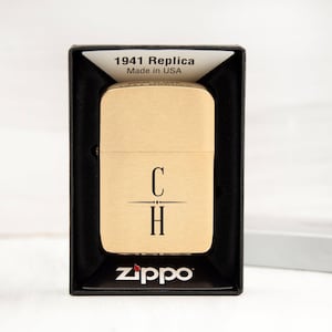 Personalized Zippo Lighter Groomsmen Gift Box Groomsman Gifts for Men Wedding Gift Best Man Gift Engraved Gold Lighter Wedding Usher Gifts