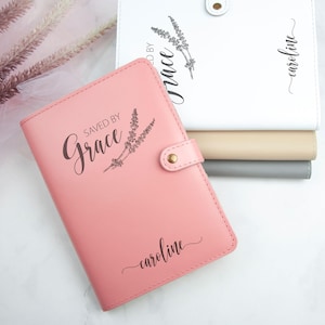 Personalized Bible Study Journal for Women, Custom Prayer Journal, Religious Gifts for Daughter, Faith Journal Notebook, Christmas Mom Gifts