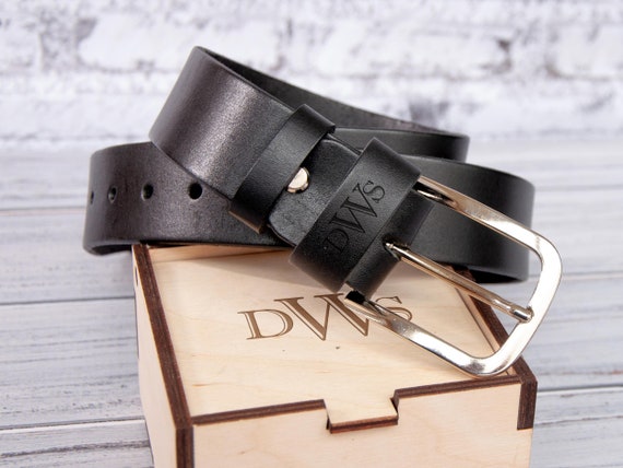 gift for brother with initials personalized father day gift leather belt with monogram belt for jeans belt for groom Best men belts