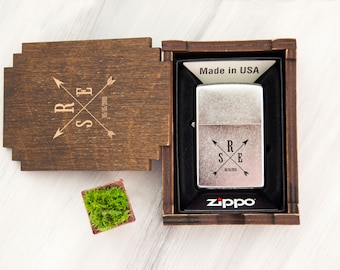 Personalized Zippo Lighter Groomsmen Gift Box Wedding Gift Best Man Gift Engraved Gold Lighter Wedding Usher Gifts Groomsman Gifts for Men