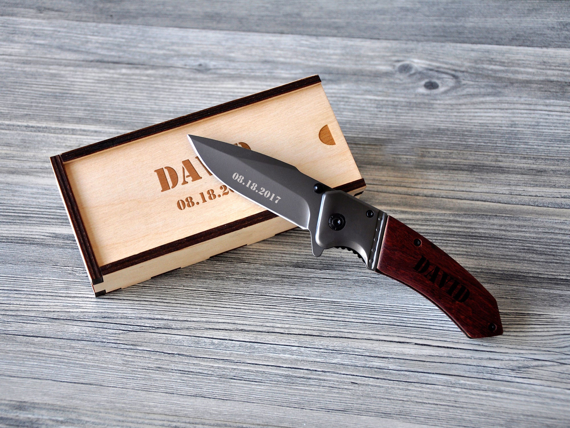 Personalized Pocket Knife Engraved Knife Christmas Gift for Etsy