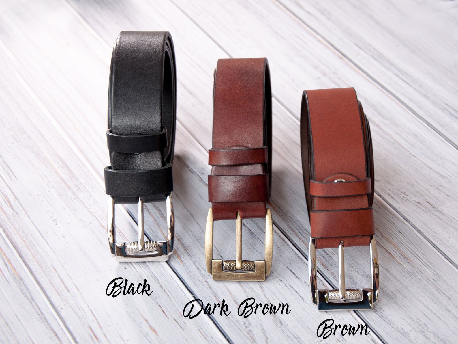 personalized leather belt